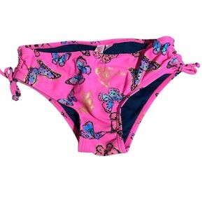 The Limited Pink Butterfly Bikini Bottoms